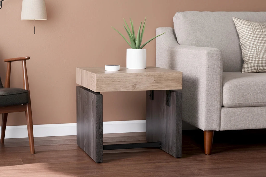 SEI Furniture Hedgefield Duo-Tone Side Table
