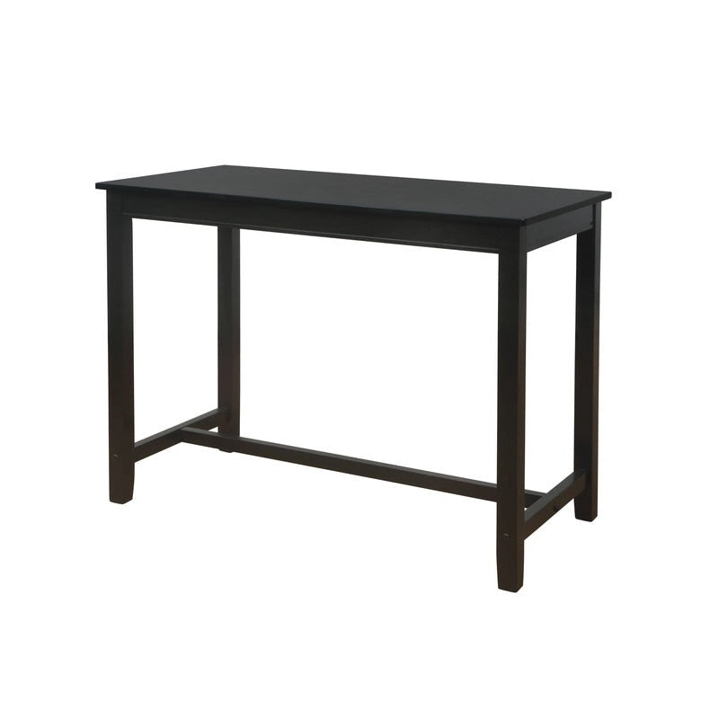 36-Inch Counter Height Pub Table with Solid Rubberwood Base, Seats 4