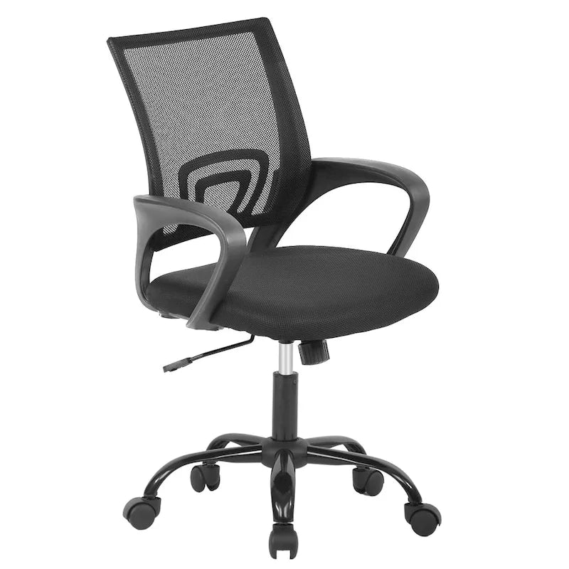 Ergonomic Mesh Back Swivel Office Chair with Adjustable Height and Rocking Function