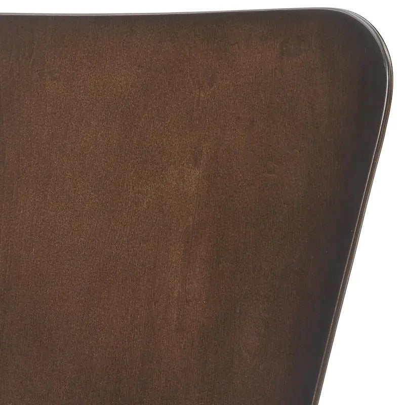Retro Hourglass Bentwood Chair with Chrome Metal Legs