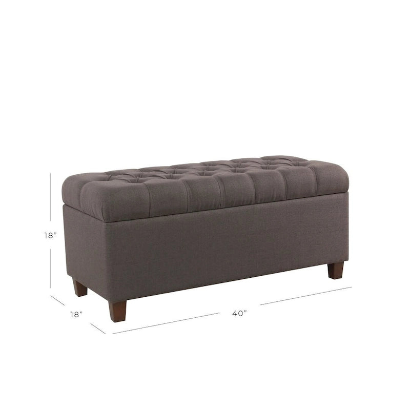Copper Grove Muir Button Tufted Storage Bench