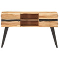 vidaXL Sideboard 47.2x11.8x29.5 Solid Acacia Wood