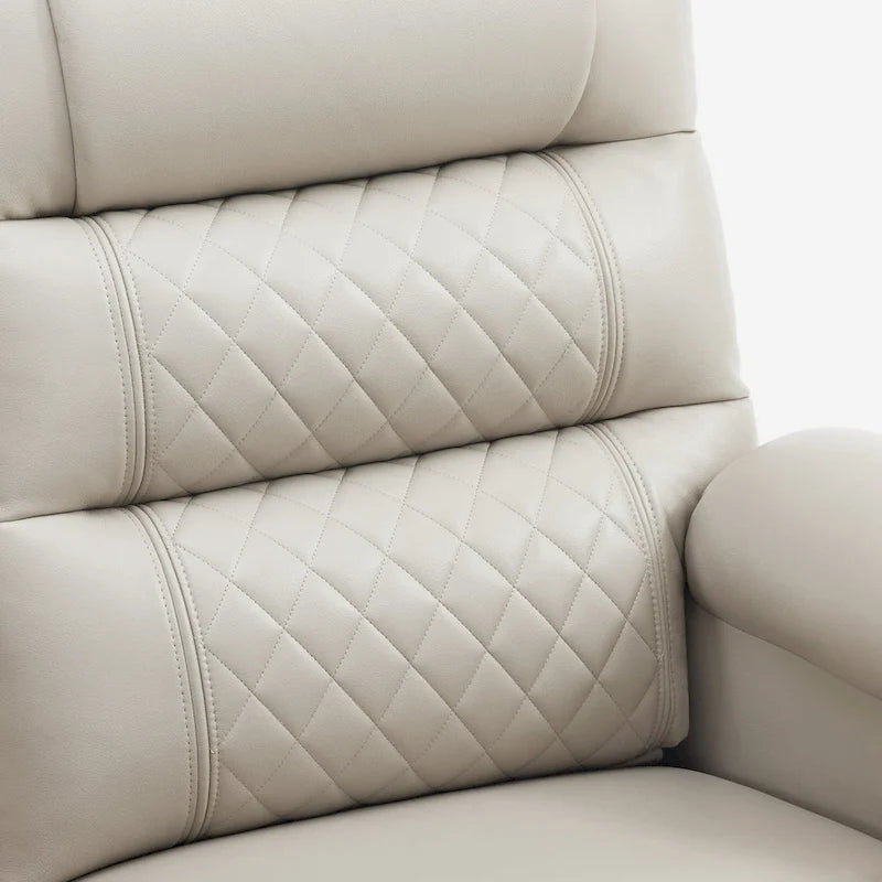 Electric Power Reclining Loveseat with Heat, Vibration Massage, USB Ports and Cup Holders