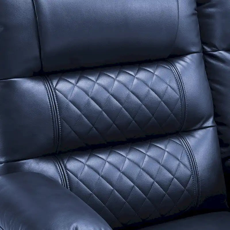Electric Power Reclining Loveseat with Heat, Vibration Massage, USB Ports and Cup Holders