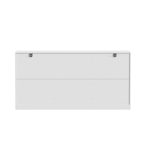 6-Drawer Dresser with Arch-Front Drawers, White Finish, 63-Inch Wide